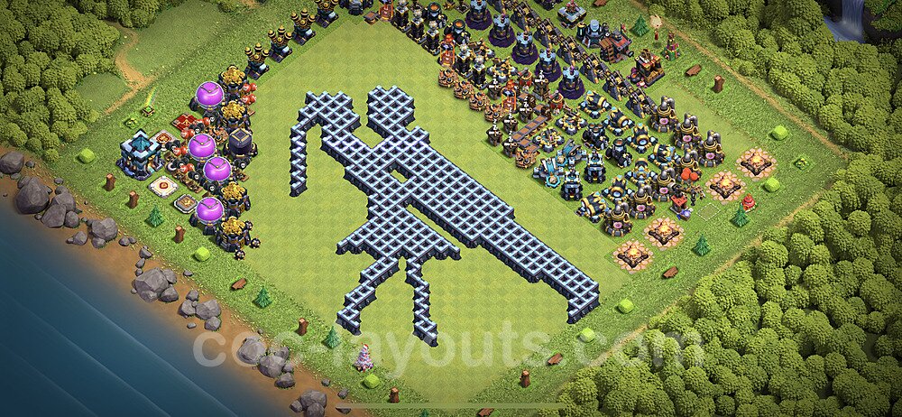 TH13 War Base with Copy Link β Solid Defense Strategy Updated 2026