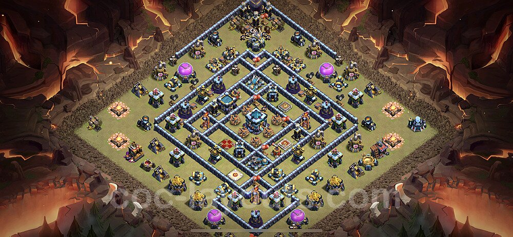 TH13 War Layout – Anti Air Strategy & Base Link 2026