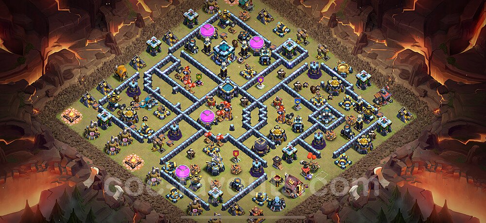 TH13 War Layout β Solid Defense Strategy & Base Link Season 2026
