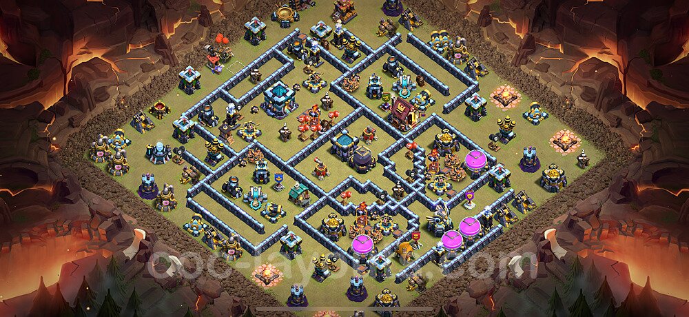 TH13 War Village Layout – Anti 3-Star Ranked Design Updated 2026