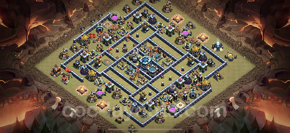 TH13 War Village Layout – Anti Air Ranked Design 2026