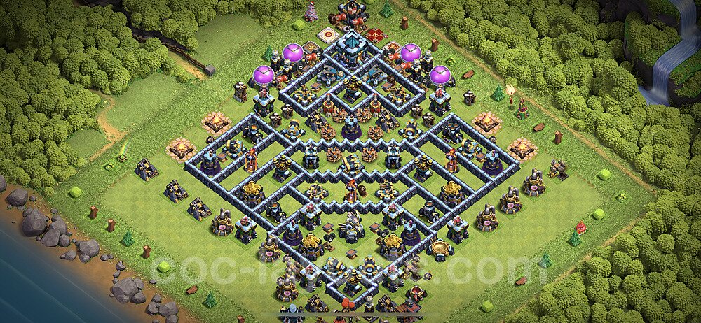 Trophy Pushing Trophy Base for TH13 β Instant Copy Link CoC 2026