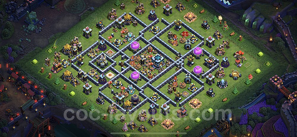 Ultimate TH13 Hybrid Base β Anti 3-Star with Copy Link Season 2026