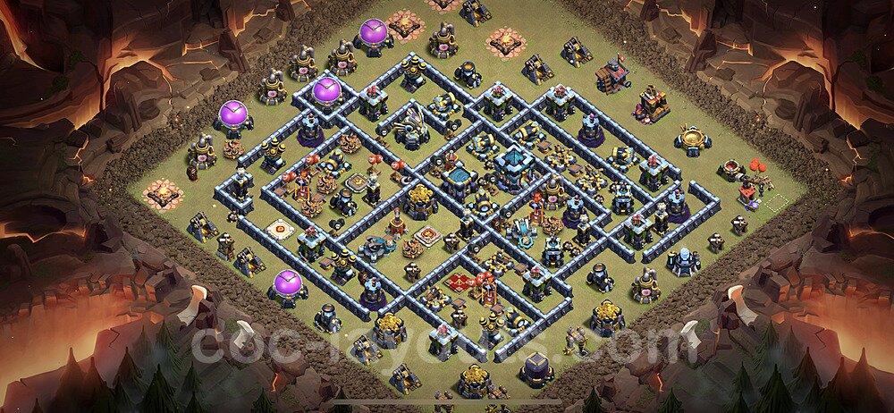 Ultimate TH13 War Base – Anti Everything with Copy Link CoC 2026