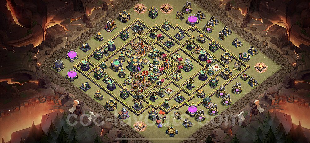 Anti 2-Star War Base for TH14 – Instant Copy Link CoC 2026