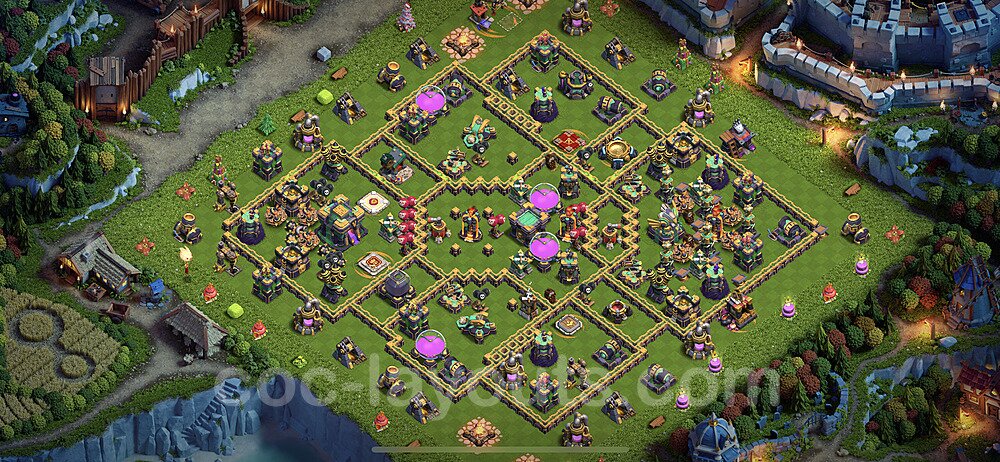 Anti Everything TH14 Base Layout | Best Hybrid Design Updated 2026