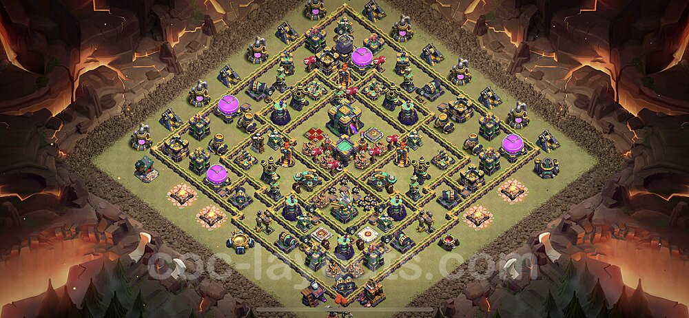 Dominate with This TH14 Hybrid Base β Hybrid Defense Season 2026