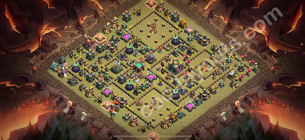Dominate with This TH14 War Base – Legend League 2025
