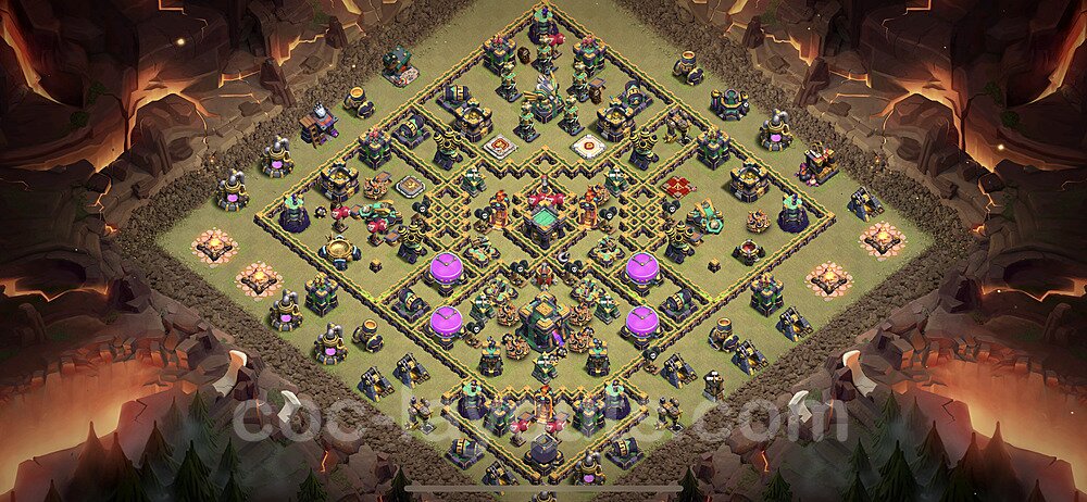 High Win-Rate TH14 War Base – Anti Everything Layout Season 2026