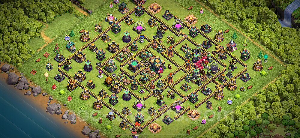 Hybrid Defense TH14 Base Layout | Best Hybrid Design Season 2026