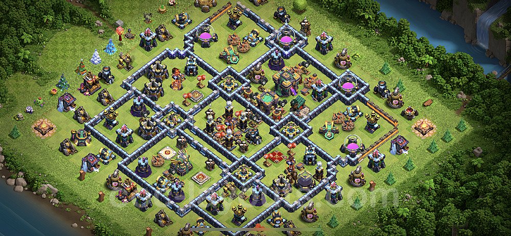 Optimized TH14 Base β Anti 3-Star Hybrid Plan Updated 2026