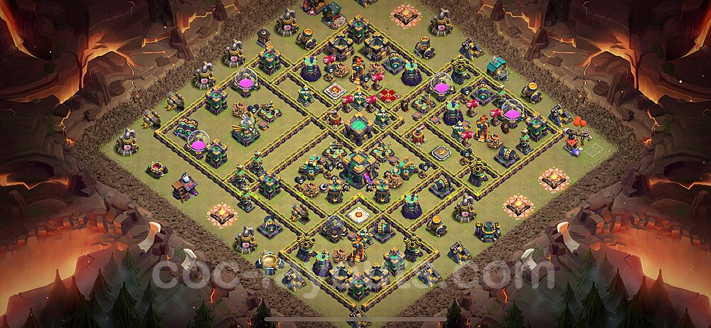 Pro TH14 War Design β Anti 3-Star Base Link Season 2026