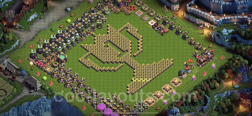 Ranked TH14 War Base β Solid Defense with Link Updated 2026