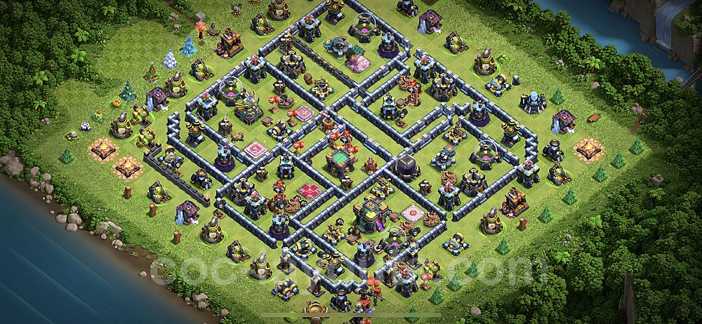 Strongest TH14 Hybrid Base β Hybrid Defense Guide 2026