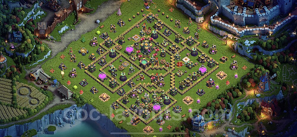 Strongest TH14 War Base – Anti 3-Star Guide Season 2026