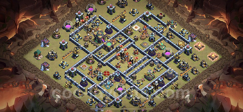 Strongest TH14 War Base – Anti Everything Guide 2025