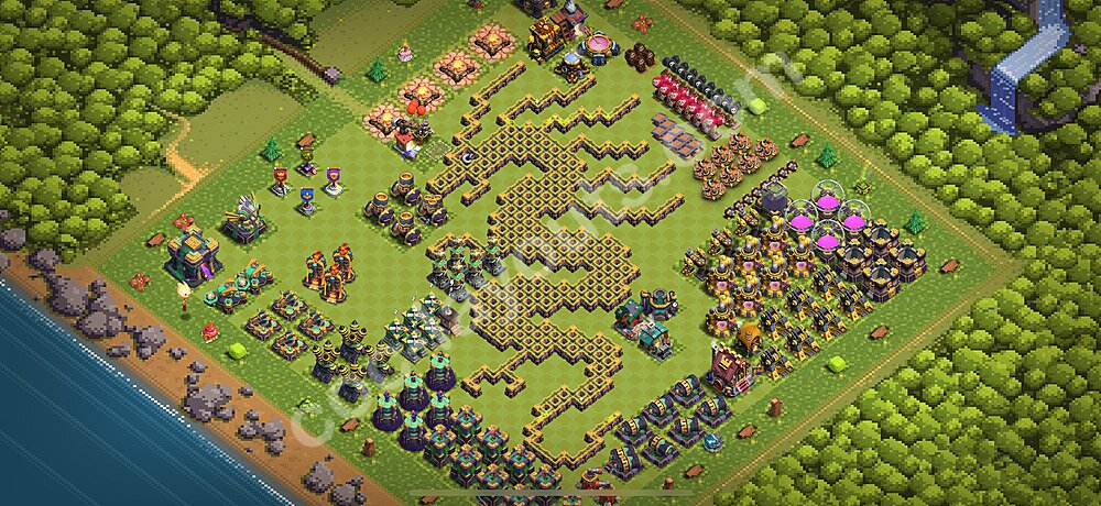 Tested TH14 War Base – Solid Defense Plan & Copy Link Season 2026
