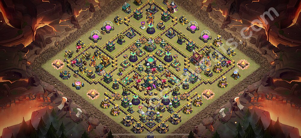 TH14 Anti 2-Star Base – Award-Winning War Layout 2026