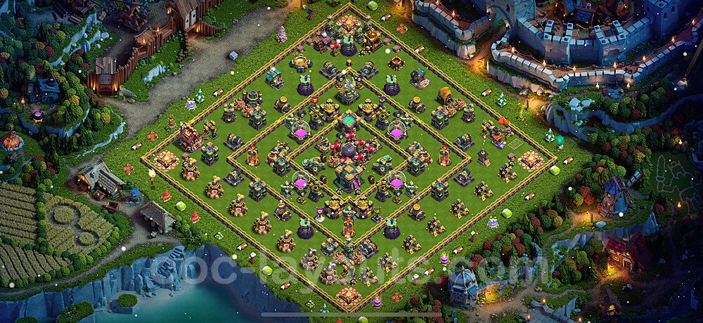TH14 Anti 3-Star Base – Award-Winning Farming Layout Updated 2026