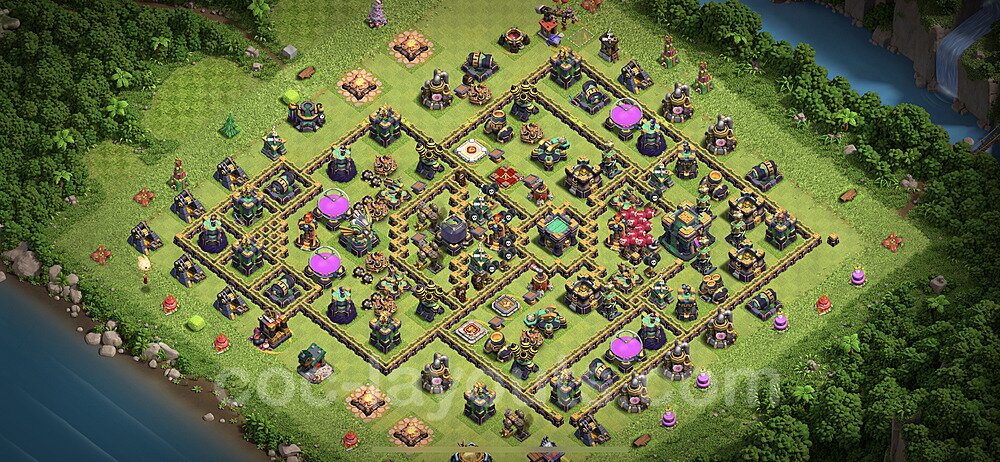 TH14 Anti 3-Star Farming Layout – Copy Link Included CoC 2026