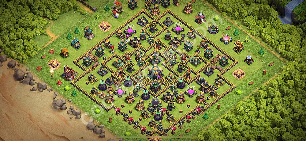 TH14 Anti Air Base – Award-Winning War Layout Season 2026