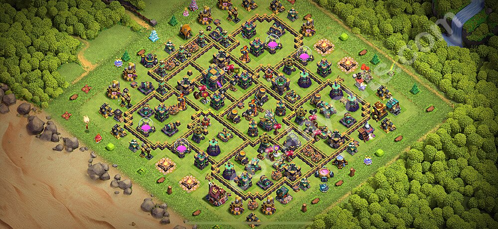 TH14 Hybrid Base Blueprint β Hybrid Defense Edition Updated 2026