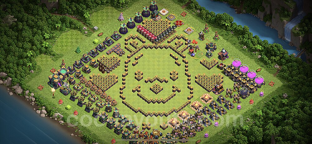 TH14 War Base Blueprint β Solid Defense Edition CoC 2026
