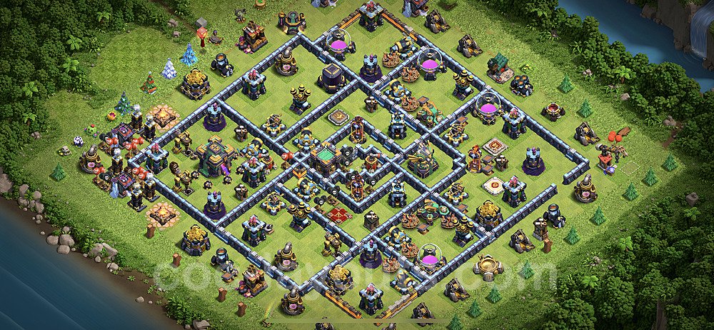 TH14 War Base Plan – Anti Everything with Base Link Season 2026
