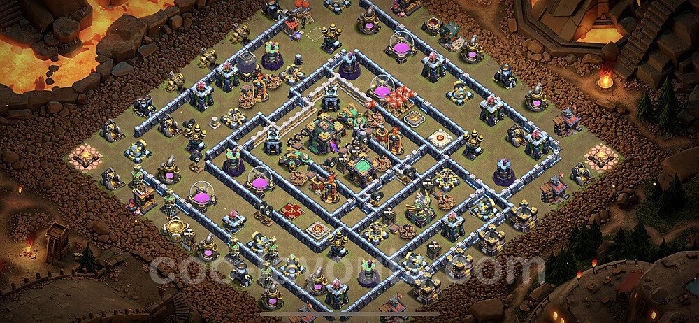 TH14 War Base with Copy Link – Solid Defense Strategy Season 2026