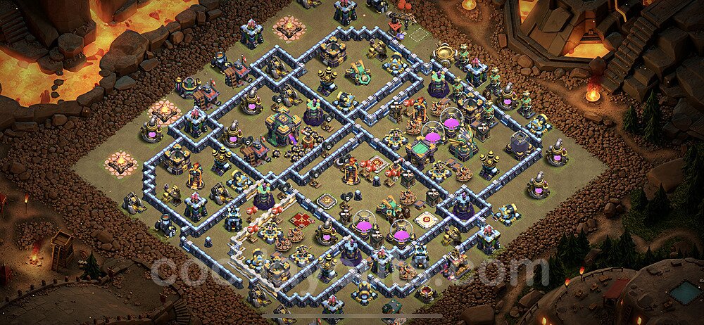 TH14 War Layout β Anti 3-Star Strategy & Base Link 2025