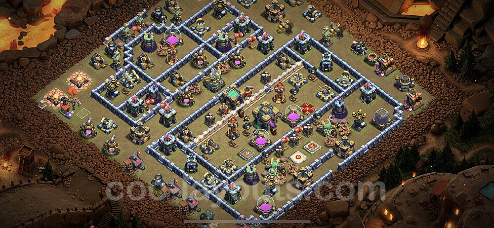 War Base Layout TH14 – Solid Defense Defensive Strategy 2026
