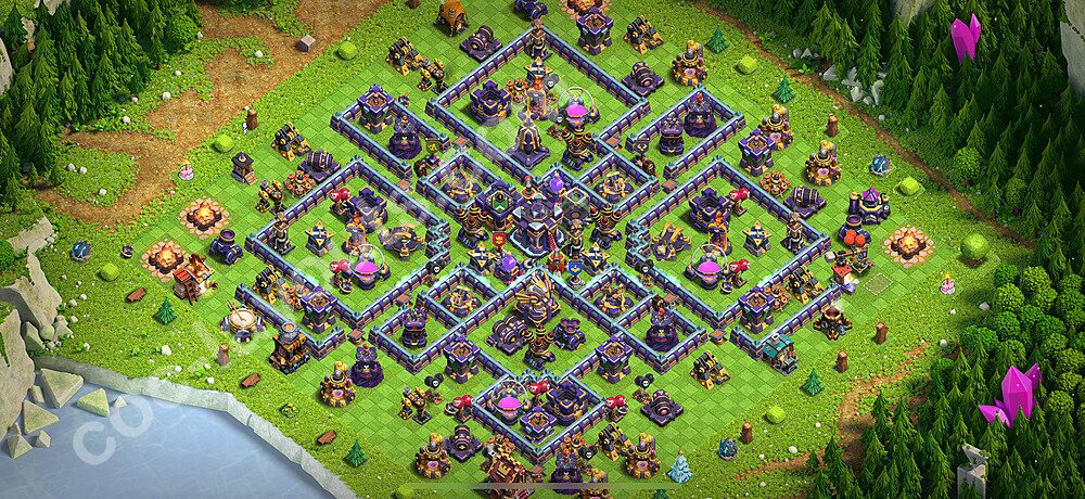 Anti Everything Layout for TH15 β Proven War Base Updated 2026