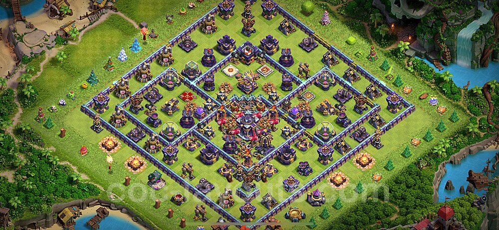 Clash of Clans TH15 Hybrid Base – Hybrid Defense Design 2025
