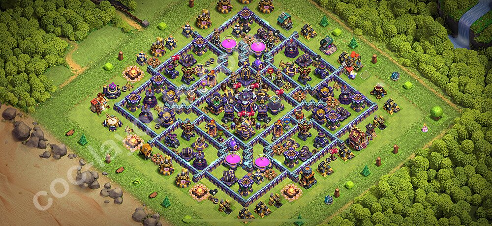 High Win-Rate TH15 Hybrid Base – Trophy Pushing Layout 2026