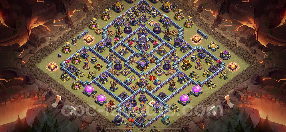 High Win-Rate TH15 War Base – Anti 2-Star Layout Season 2026