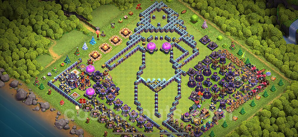 Solid Defense Layout for TH15 – Proven War Base CoC 2026
