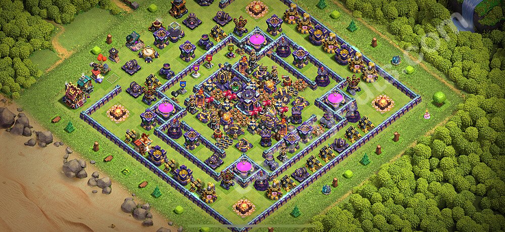 TH15 Anti 2-Star Base β Award-Winning War Layout 2025