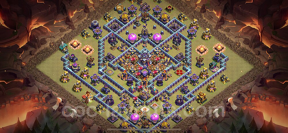 TH15 Anti Everything Base – Competitive War Layout CoC 2026