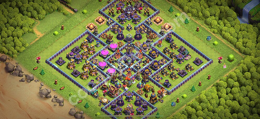 TH15 Base with Copy Link β Anti Air Hybrid Layout Updated 2026