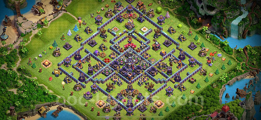 TH15 Hybrid Base Blueprint β Anti Everything Edition CoC 2026
