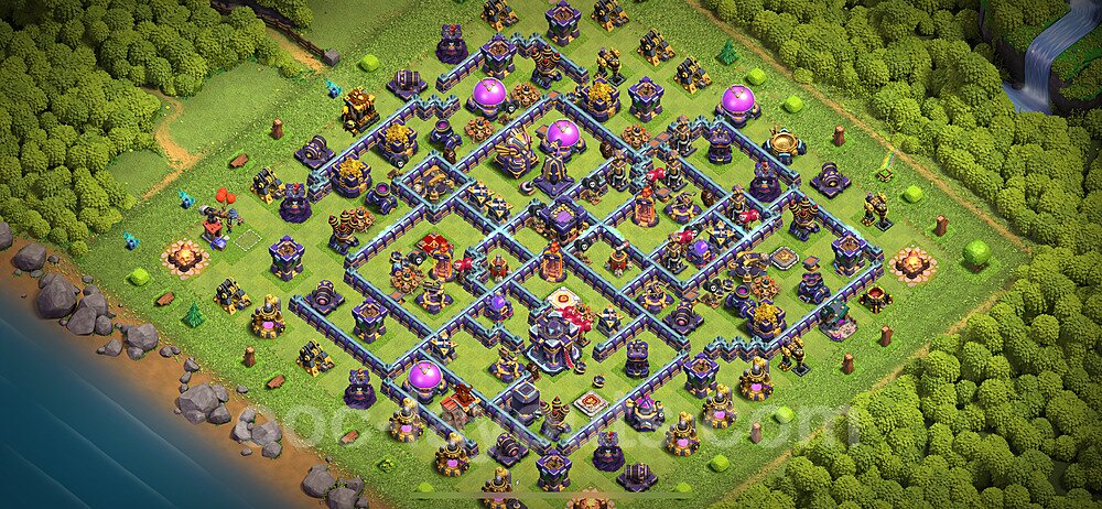 TH15 Hybrid Base with Copy Link – Hybrid Defense Strategy CoC 2026