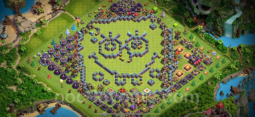 TH15 Solid Defense Base – Competitive War Layout CoC 2026