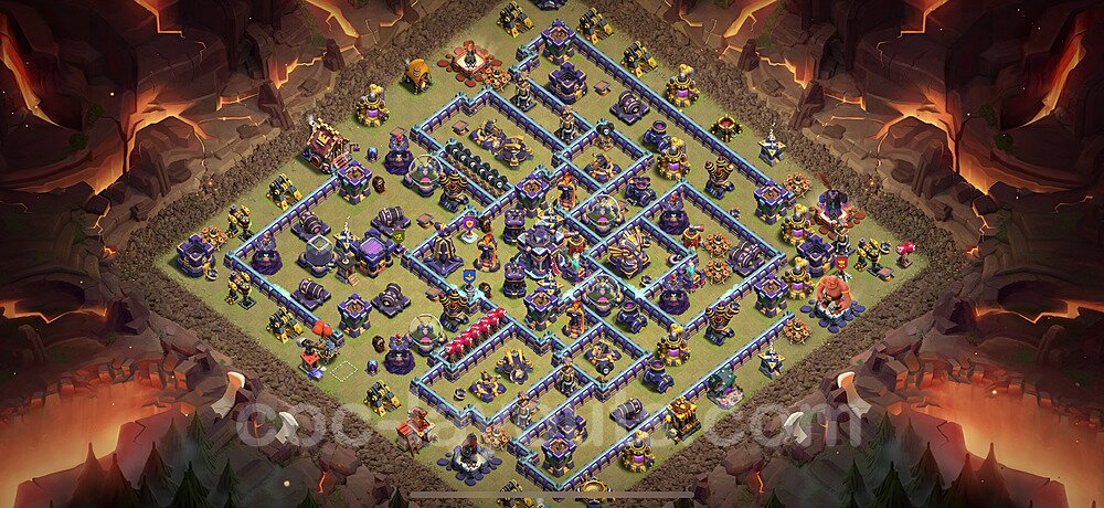 TH15 War Base Plan – Anti 2-Star with Base Link Season 2026
