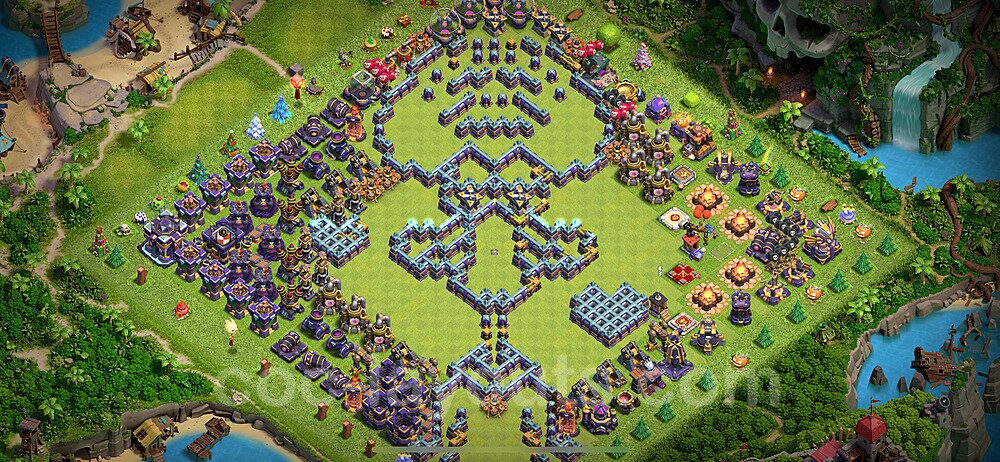 TH15 War Base with Copy Link – Solid Defense Strategy CoC 2026