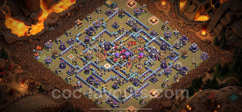 TH15 War Base with Link – Solid Defense Layout Updated 2026