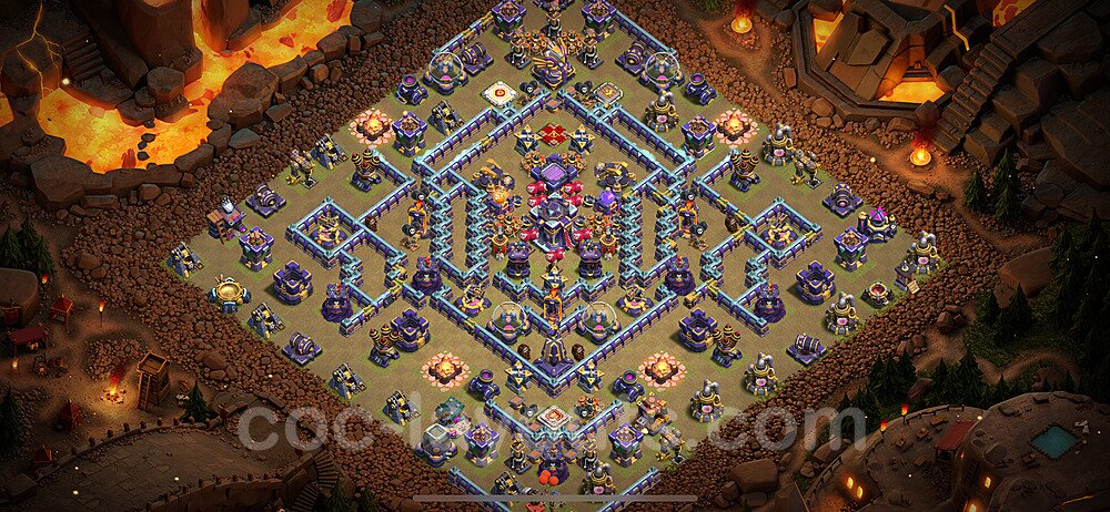 TH15 War Village Layout – Anti Everything Ranked Design CoC 2026