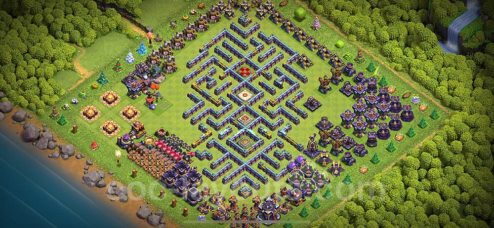 TH15 War Village Layout β Solid Defense Ranked Design 2025