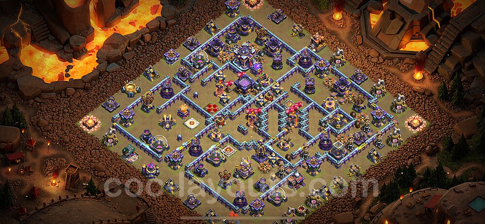 Top Rated TH15 Base – Anti Everything War Design CoC 2026