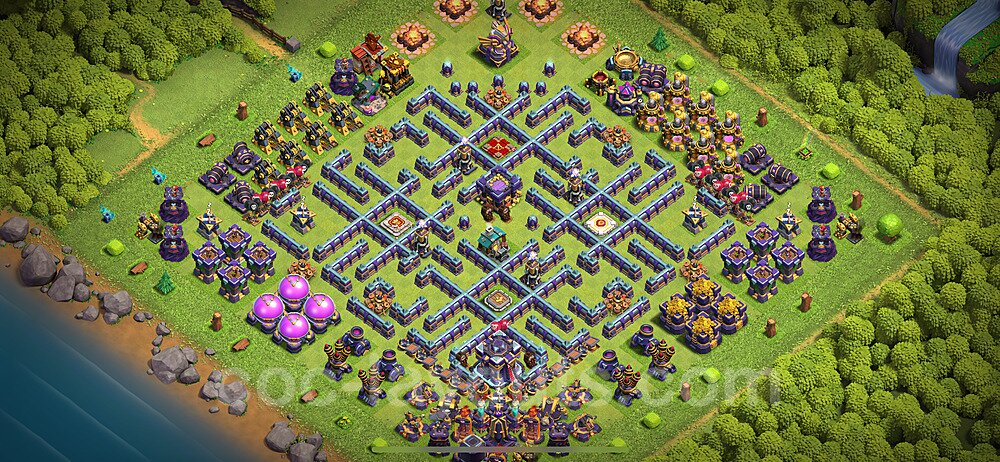 Top Rated TH15 Base – Solid Defense War Design 2025