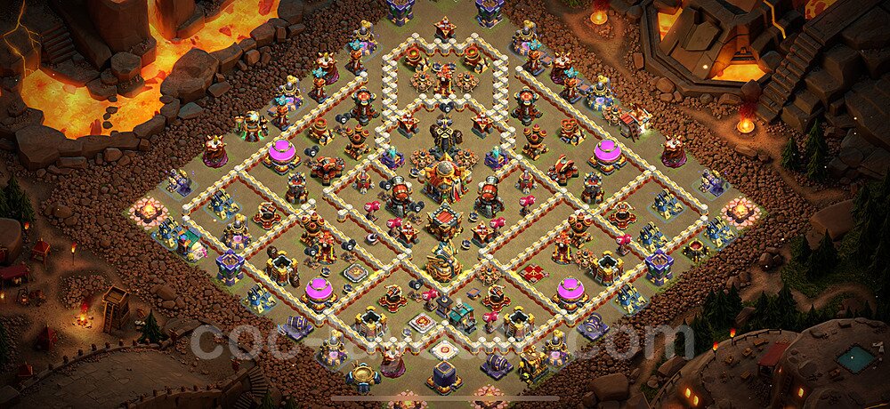 Clash of Clans TH16 War Base β Anti 2-Star Design 2026